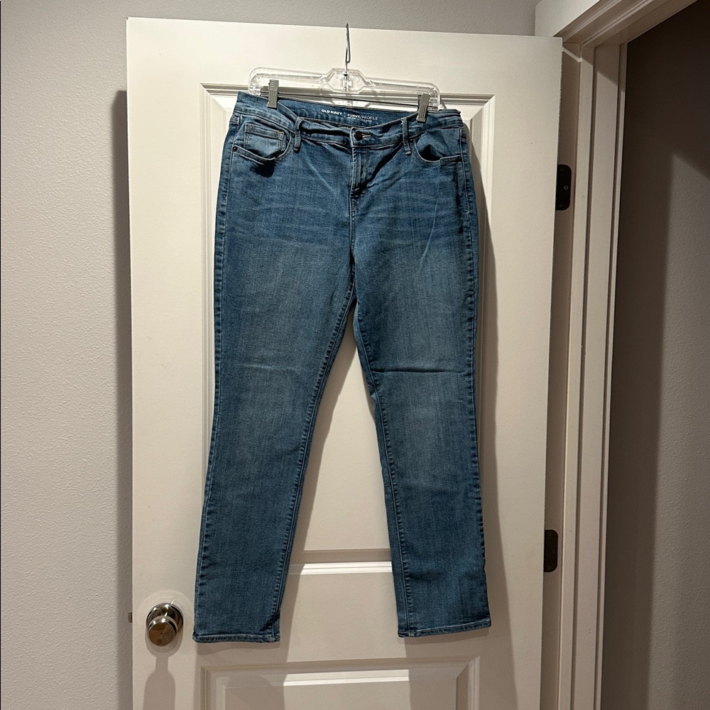 Old Navy Curvy Mid-Rise Jeans - Classic Blue